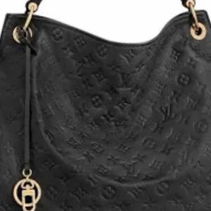 Black Genuine Louis Vuitton, Empreinte Artsy Mm